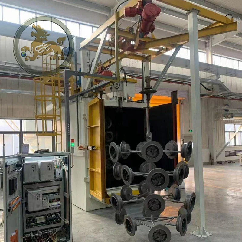 Hook type shot blasting machine(4)