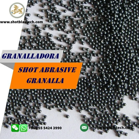 shot abrasive granalla;shot blasting machine, granalladora;