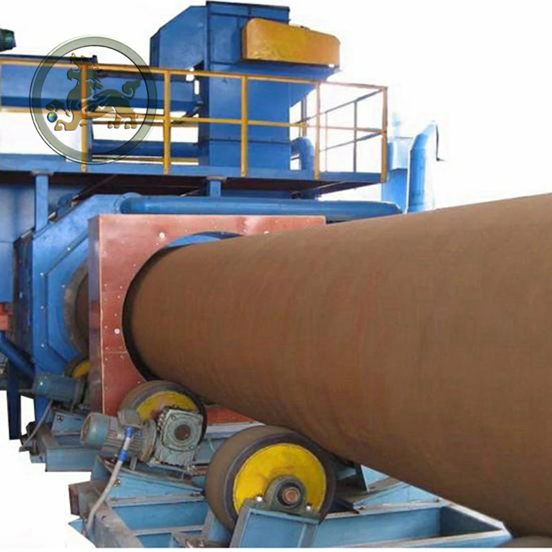 Roller shot blasting machine for pipes (1)
