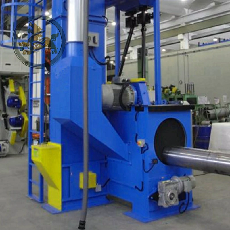 Roller shot blasting machine for pipes (4)