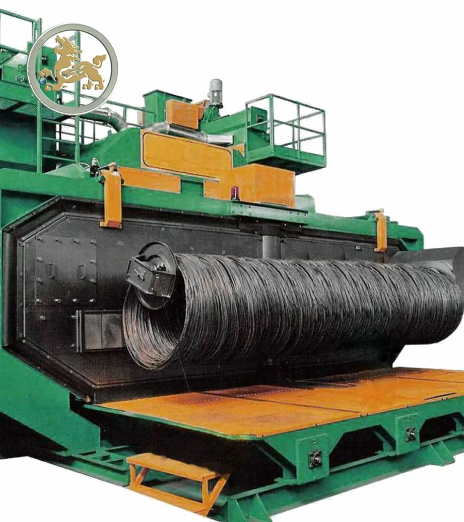 Shot blasting machines for Wire Drawing; shot blasting machine for wire rods;