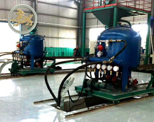 Shot blasting machine for Pipes tubes internal;